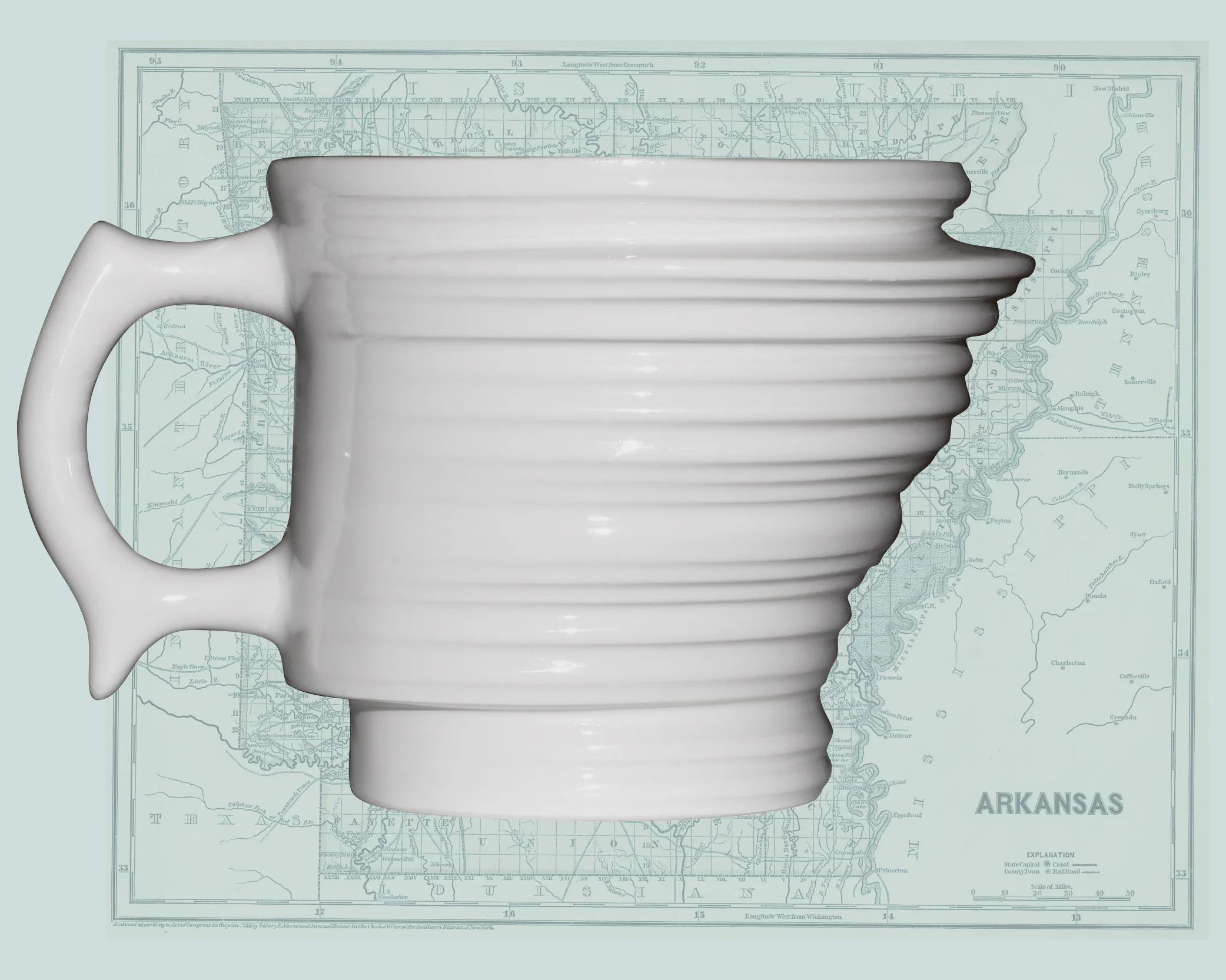 Stately Arkansas Mug
